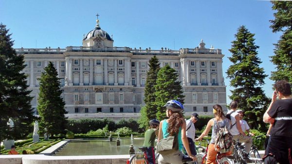 Guided Madrid City Bike Tour Royal Palace